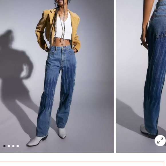 BDG-Urban Outfiitters-High Rise Baggy Jean-Unique Wash-31 - Picture 2 of 15